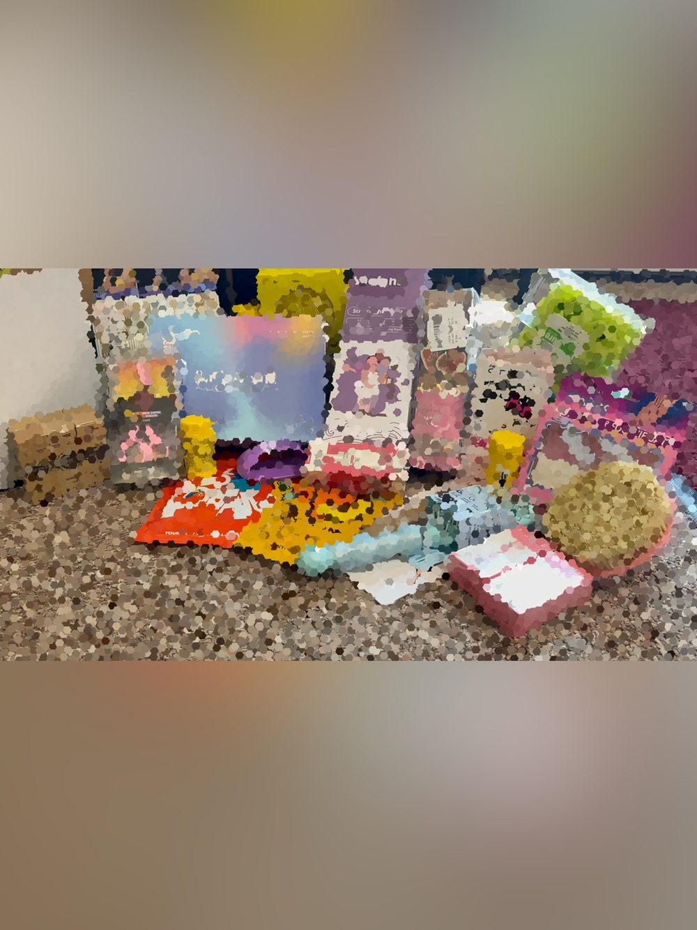 Mystery Spa Night Box! Assorted scrubs, bath bombs, hair brushes and face serums